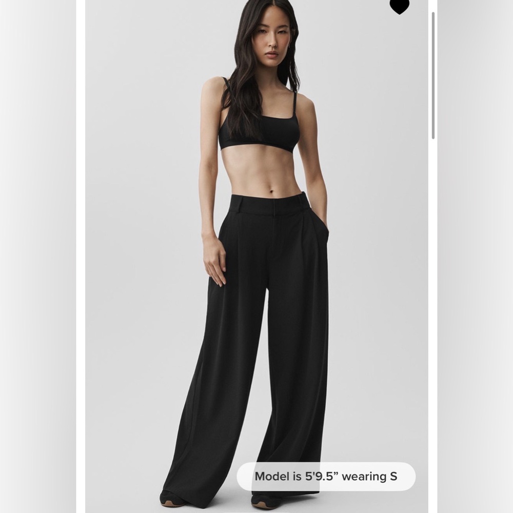 Alo dreamscape Wide-Leg High-Rise Women's Pants - Black